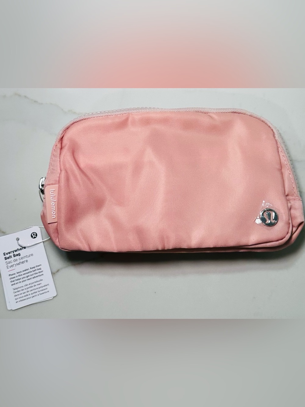 Lululemon Blush Pink belt bag